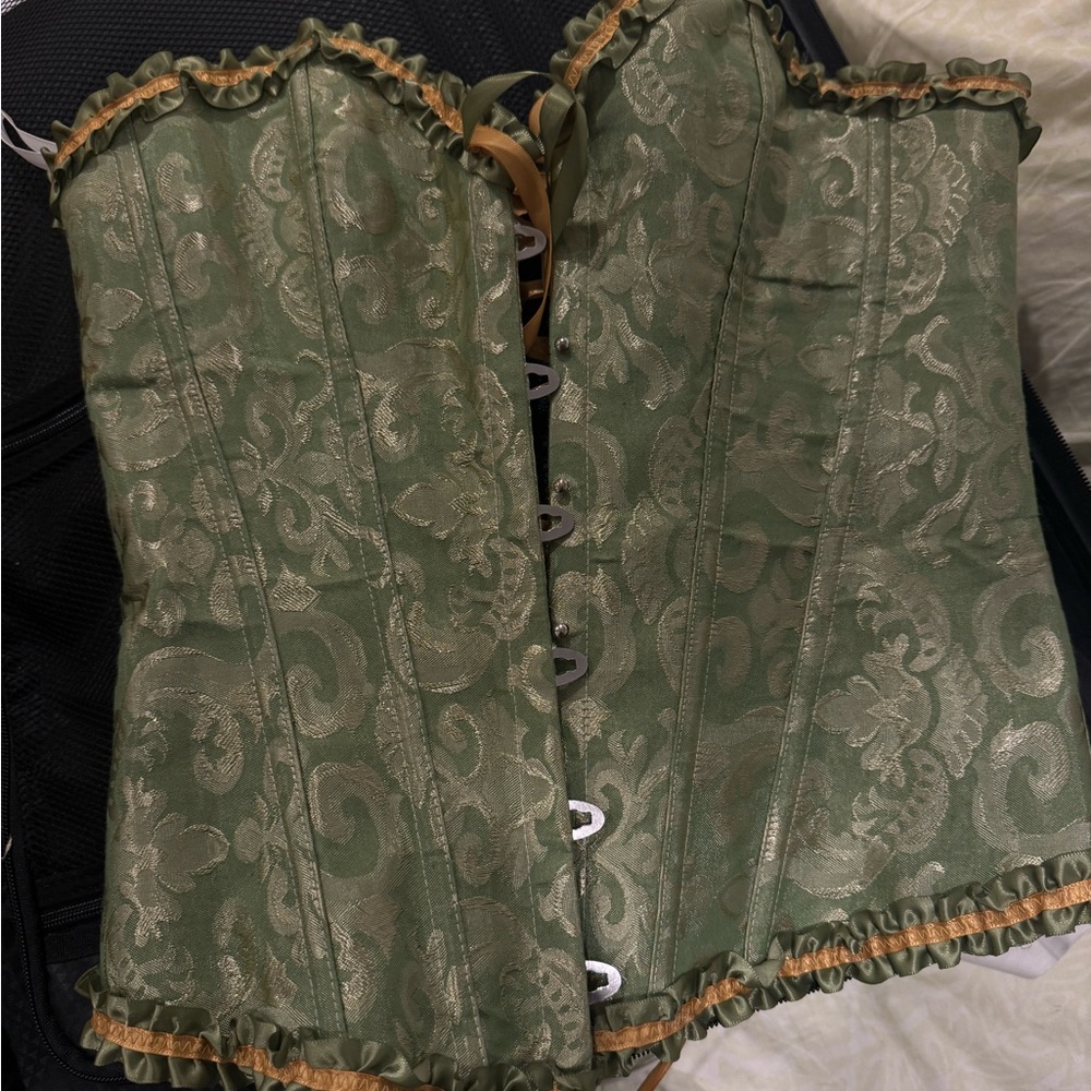 Green corset